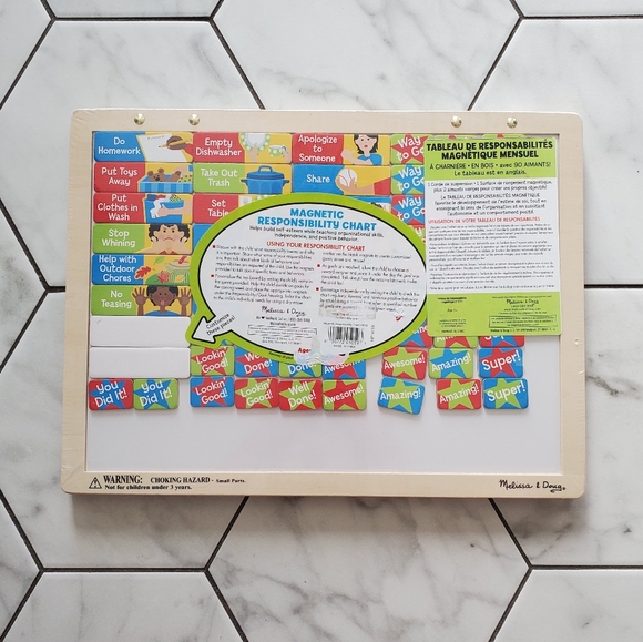 Melissa & Doug Magnetic Responsibility Chart (sealed) - Picture 5 of 8